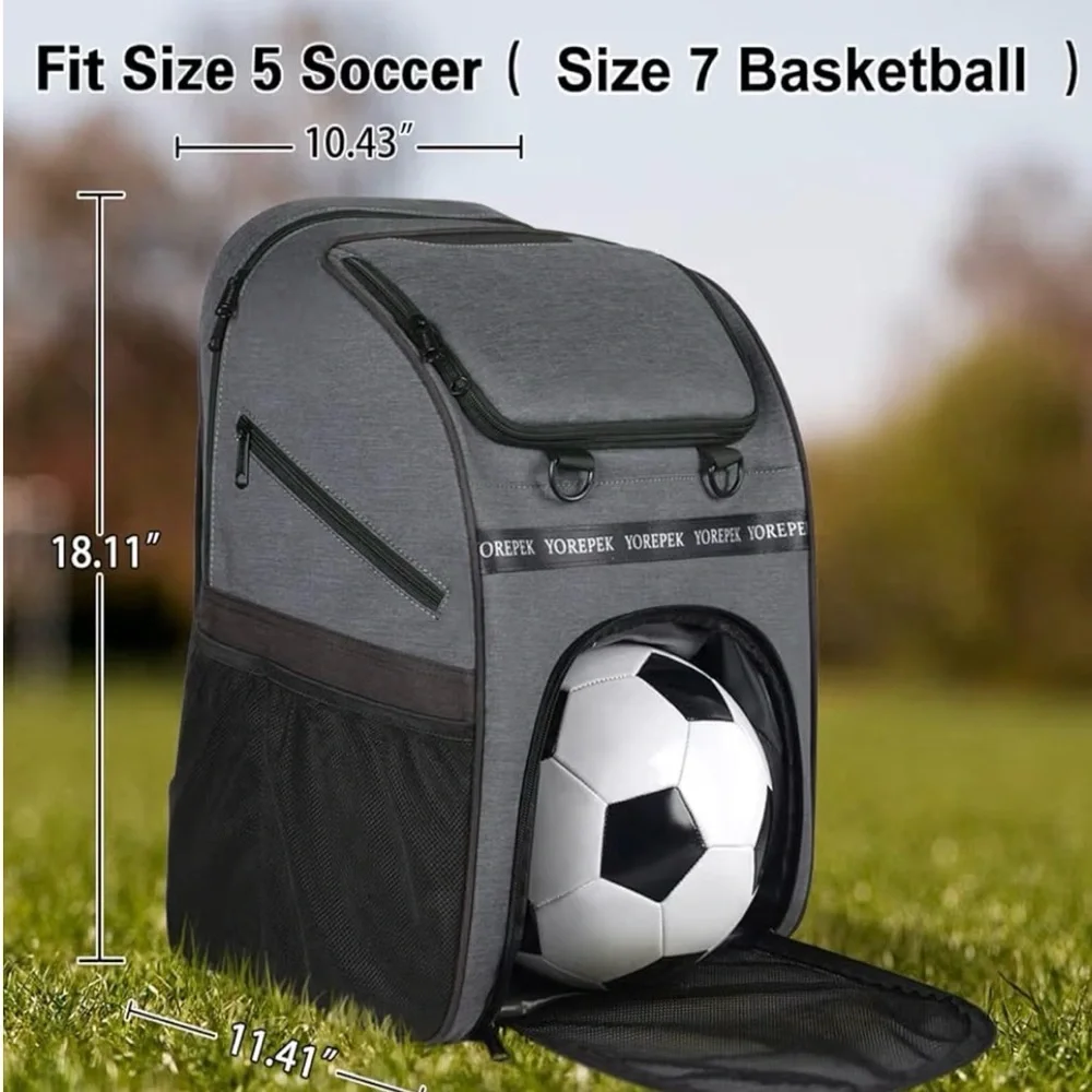 Gray Sports Backpack